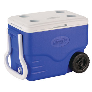 40Qt. wheeled cooler